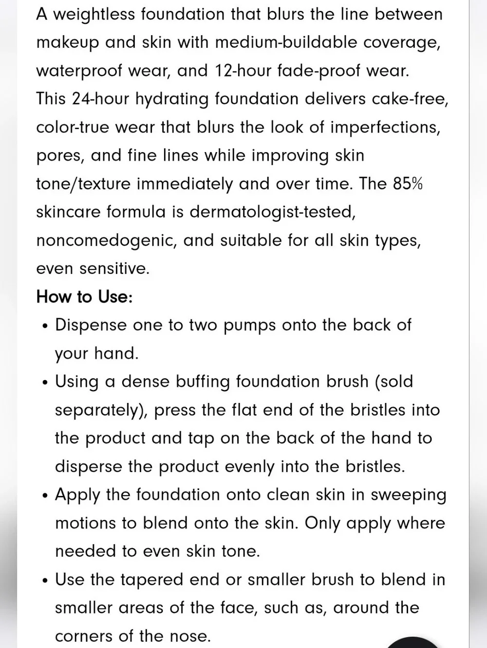 Laura Mercier Real Flawless Weightless Perfecting Waterproof Foundation - Ginger